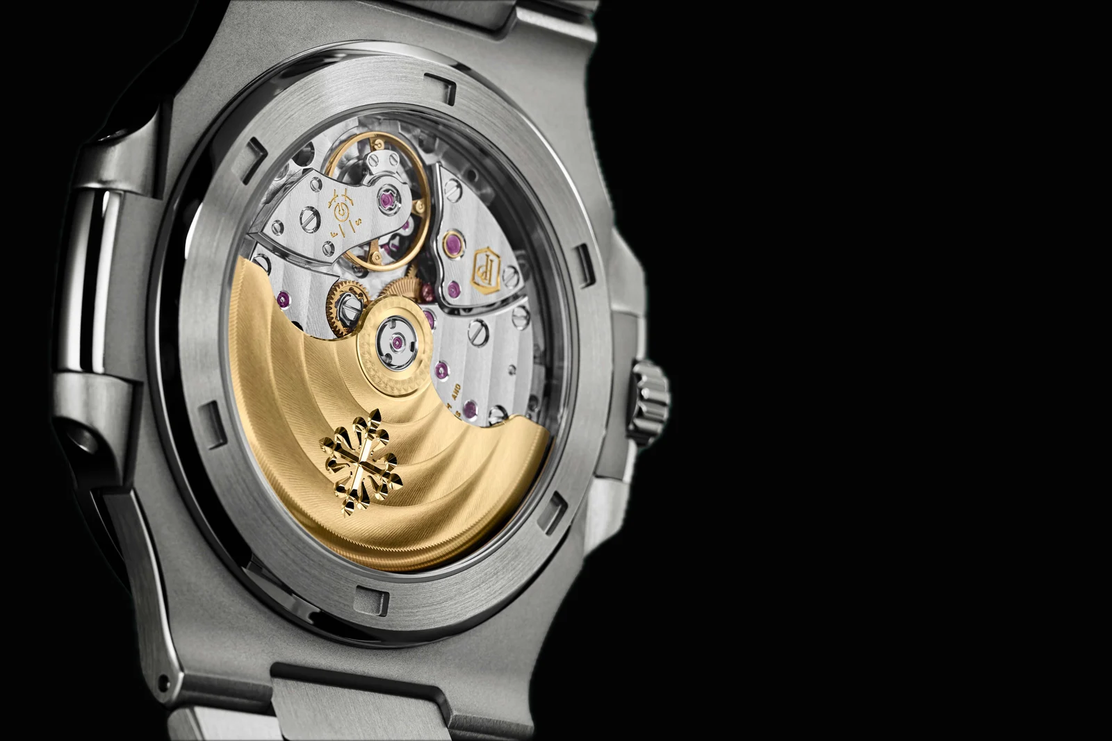 Fond saphir du Nautilus, mouvement visible