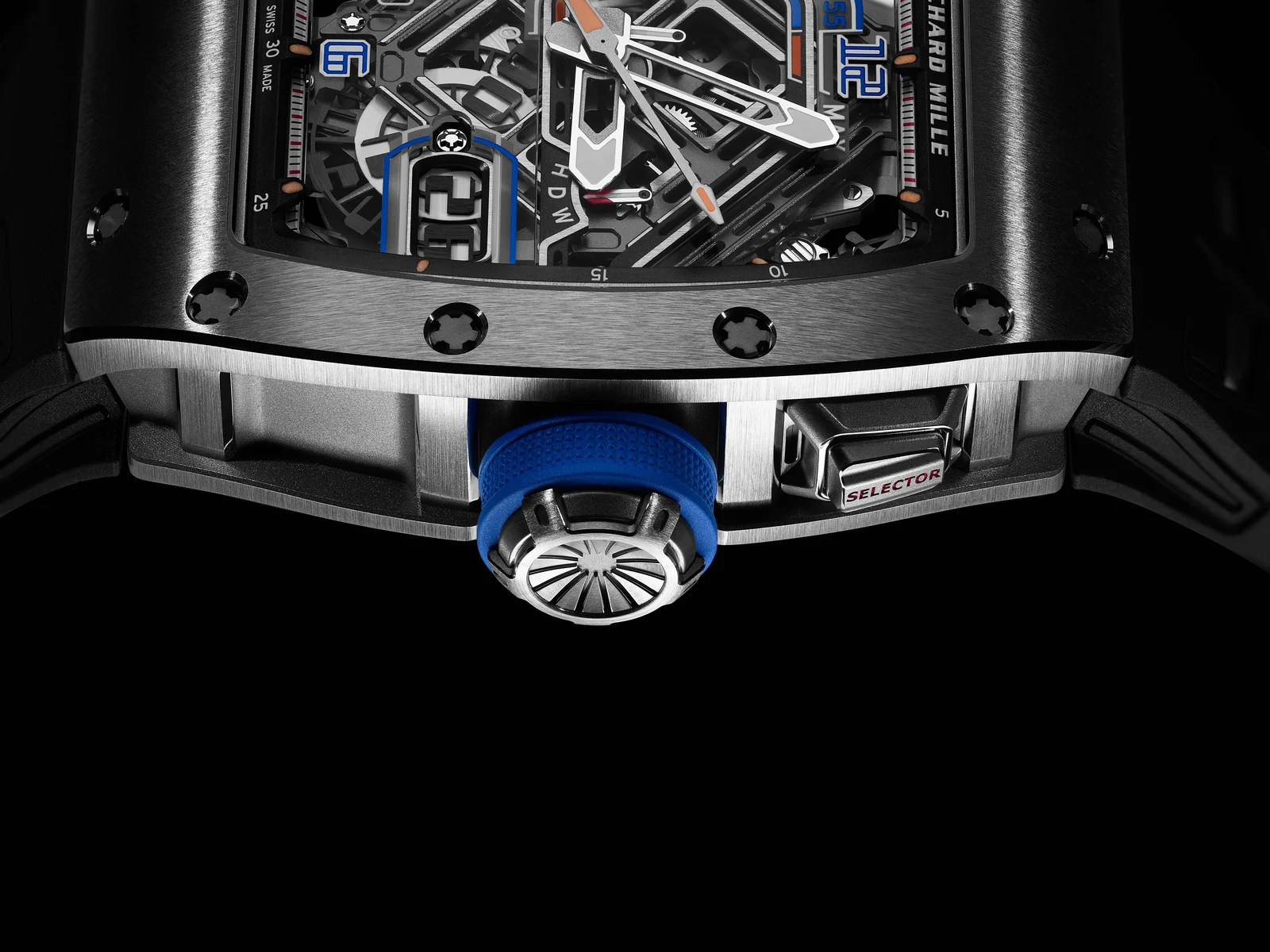 Macro de la couronne Richard Mille
